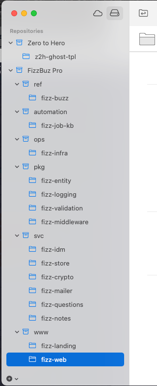 Current Zero to Hero and FizzBuzz Pro repositories.